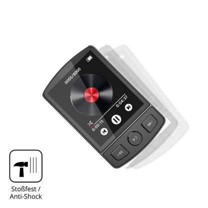 2x 9H Schutzfolie für PORFOYO LB-ZZY MP3-Player Pa (4)