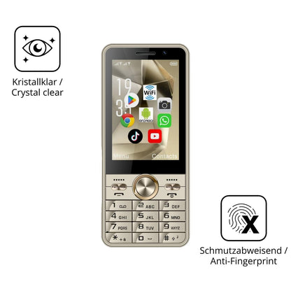 2x 9H Schutzfolie für PUSOKEI Senioren-Handy 3.5 Z (5)