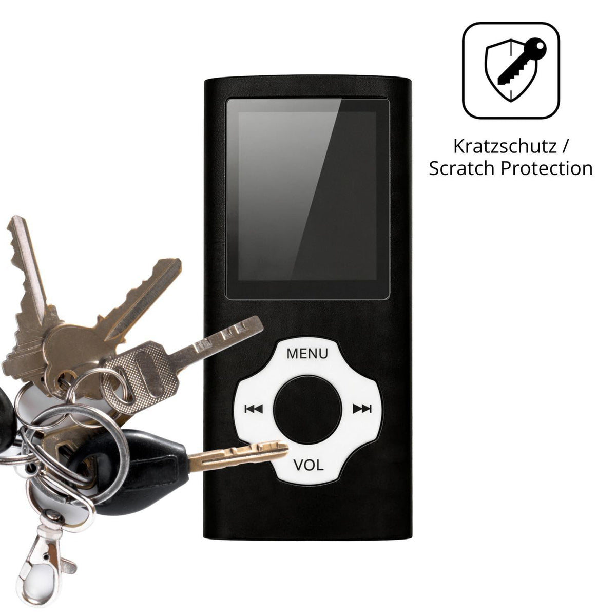 4x Schutzfolie matt für Witfoam W1 MP3-Player Disp (4)