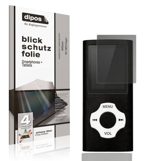 Blickschutzfolie für Witfoam W1 MP3-Player matt Sc (1)
