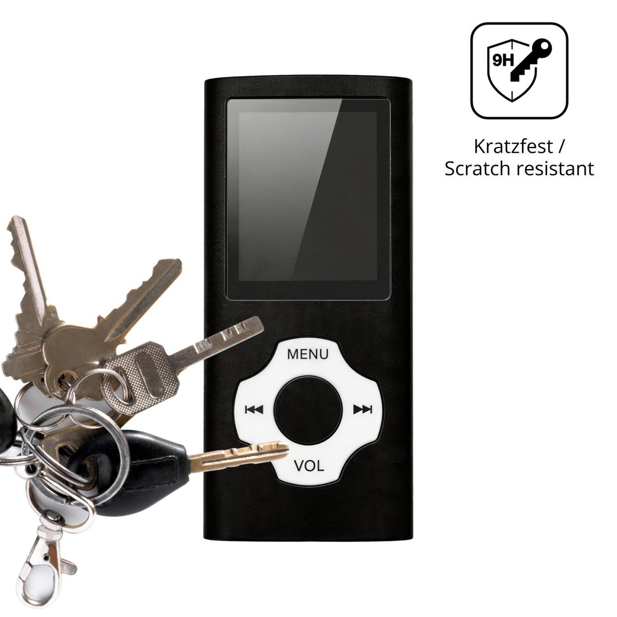 2x 9H Schutzfolie matt für Witfoam W1 MP3-Player P (3)