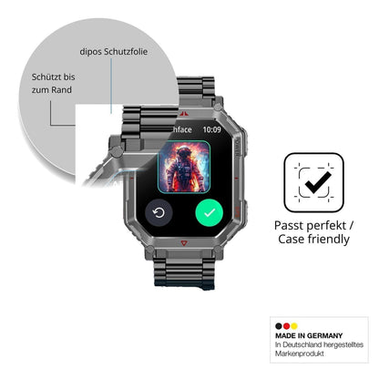 2x 9H Schutzfolie für Mingdaln 2.01 GPT Smartwatch (6)