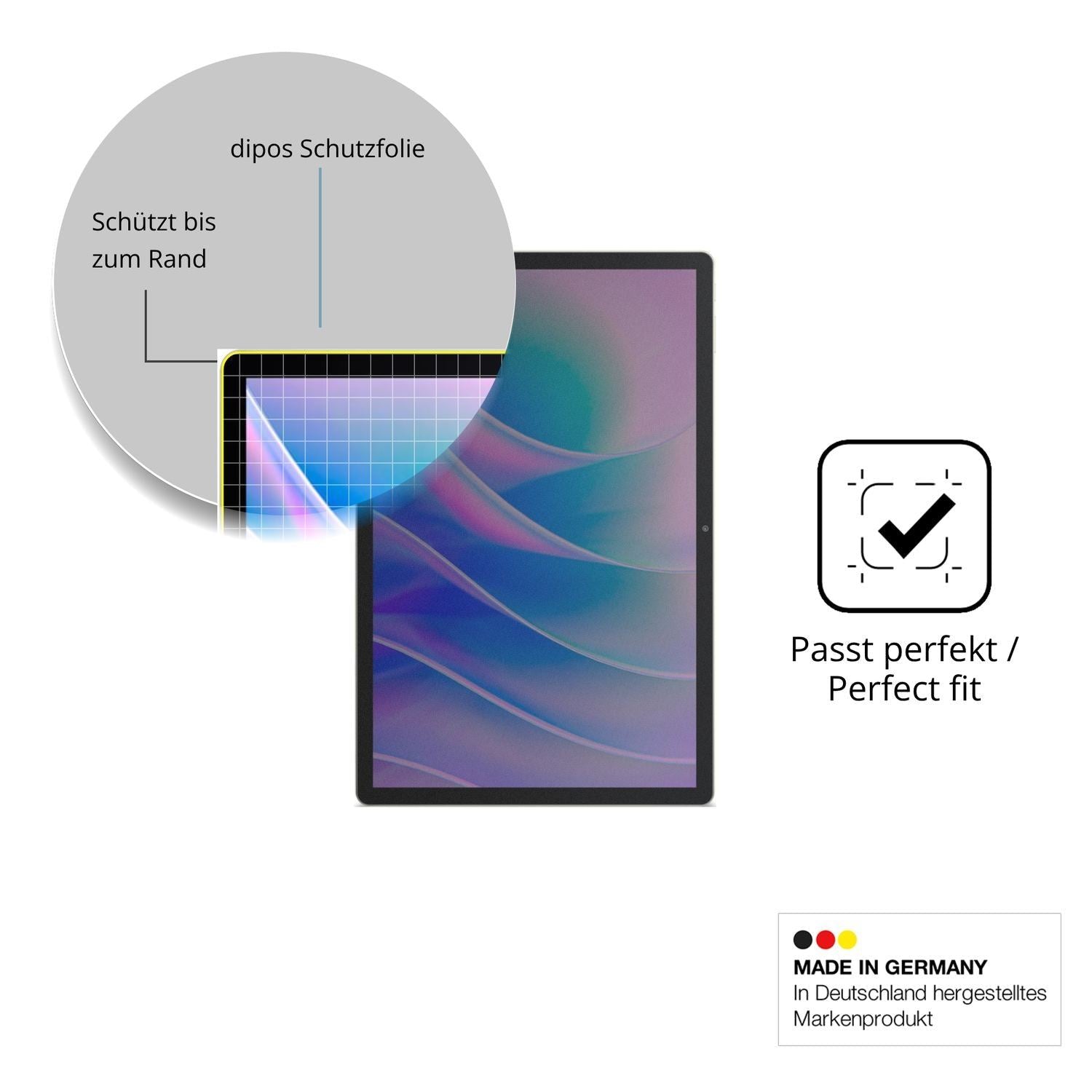 Blickschutzfolie für Acer Iconia A14 matt Schutzfo (4)