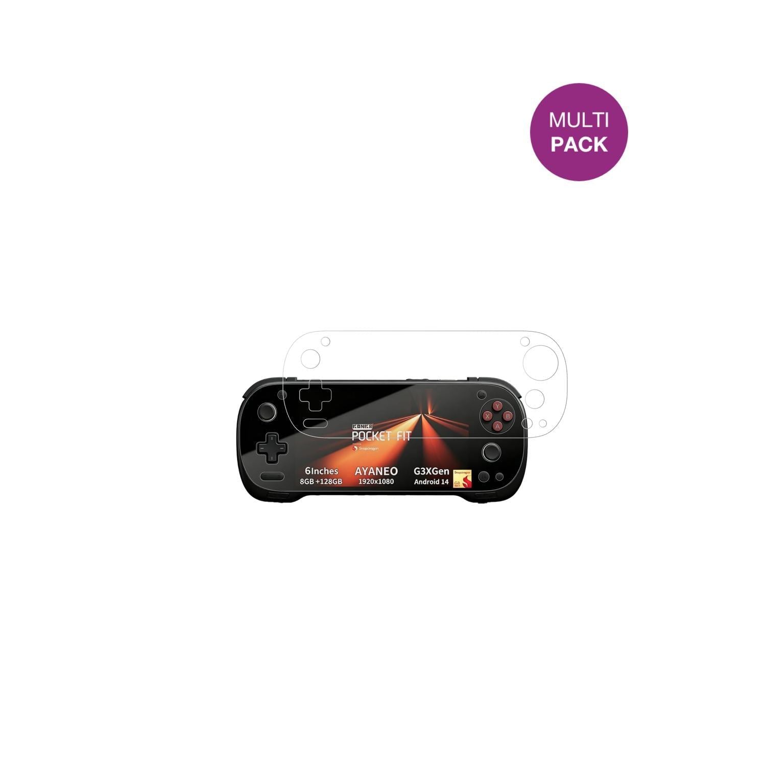 2x Schutzfolie klar für AYANEO Pocket FIT Display- (2)