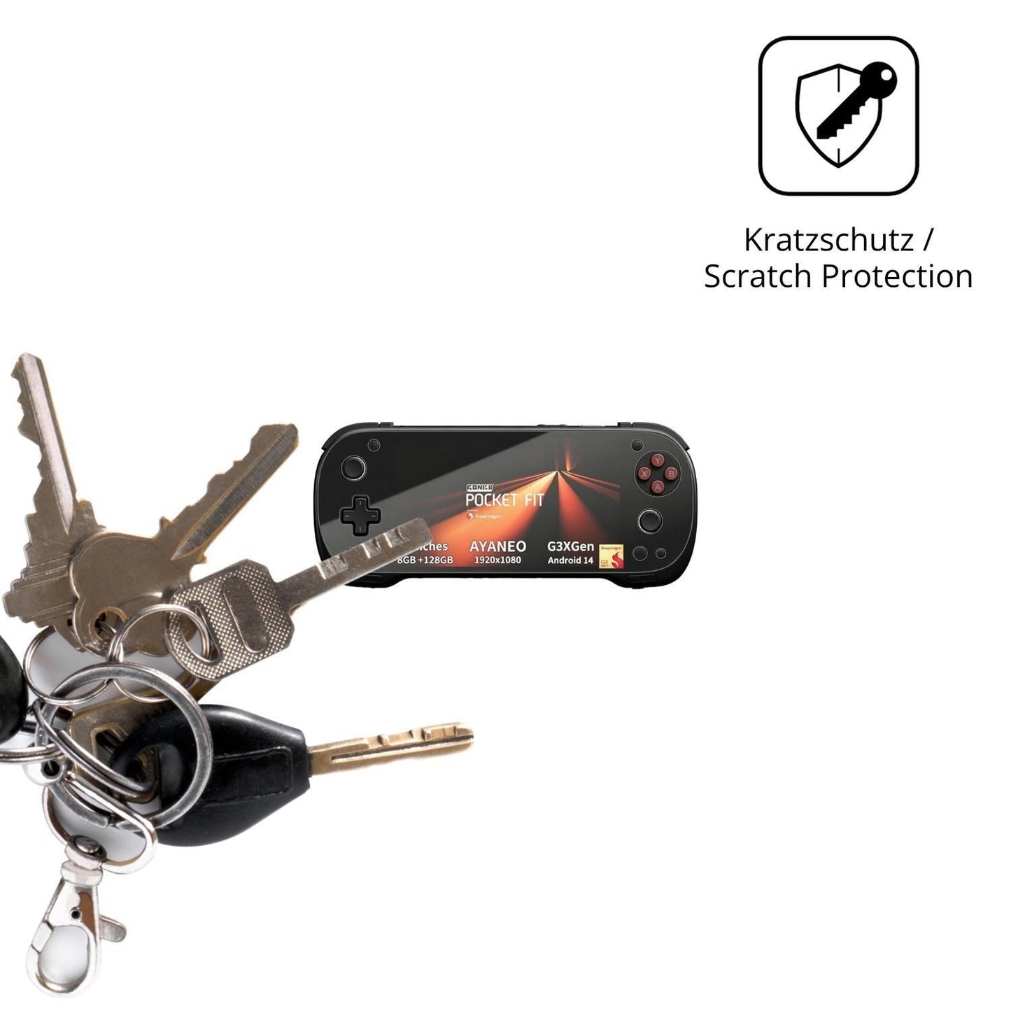 2x Schutzfolie matt für AYANEO Pocket FIT Display- (4)
