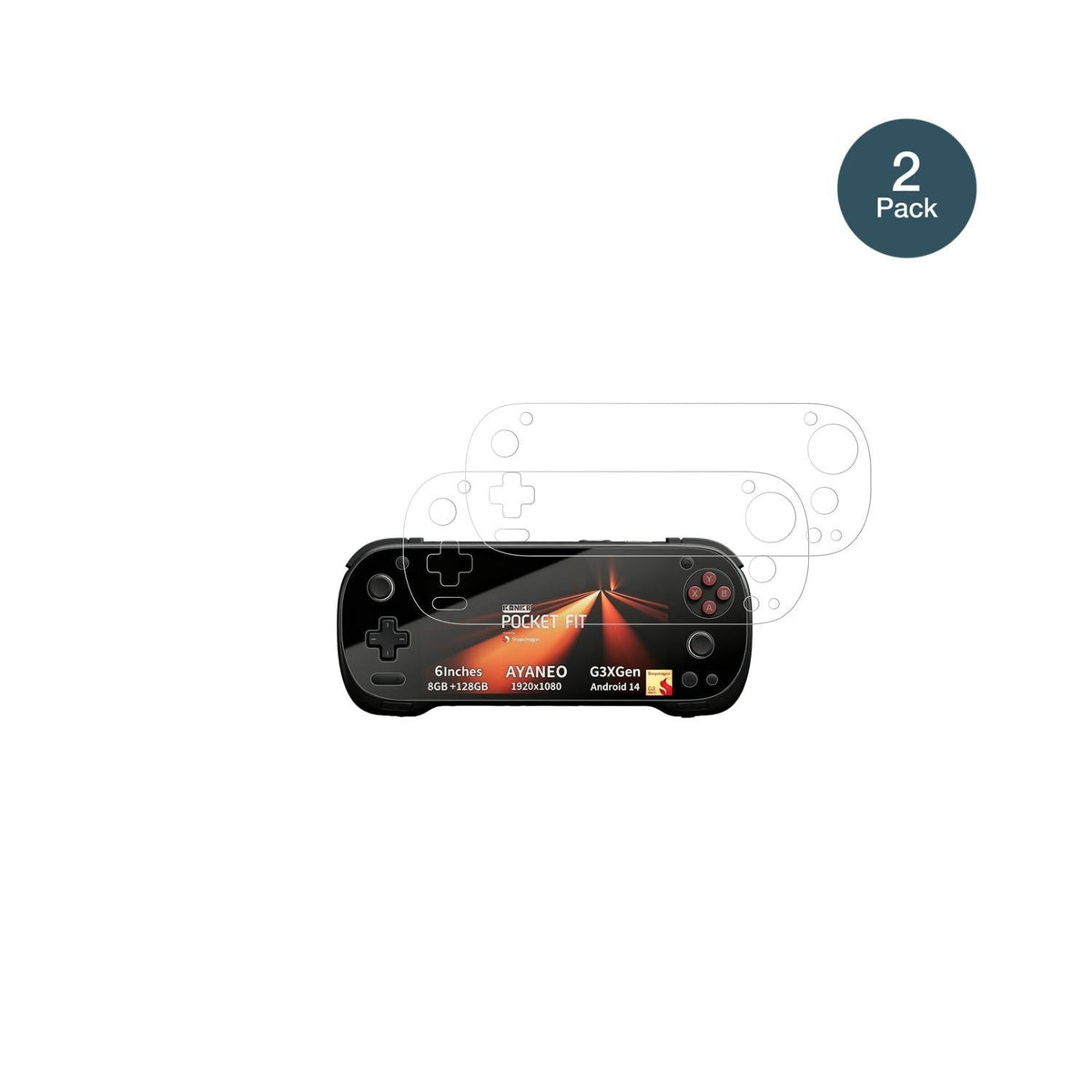 2x 9H Schutzfolie für AYANEO Pocket FIT Panzerfoli (2)