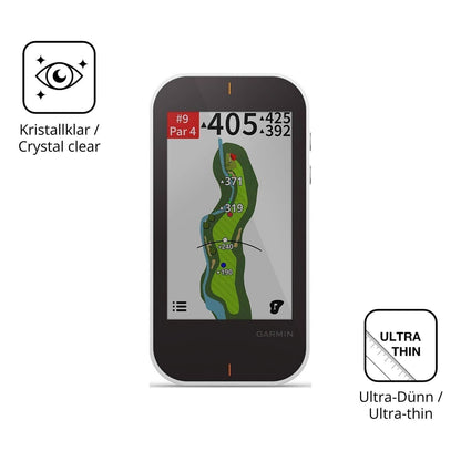 2x Schutzfolie klar für Garmin Approach G80 Displa (5)