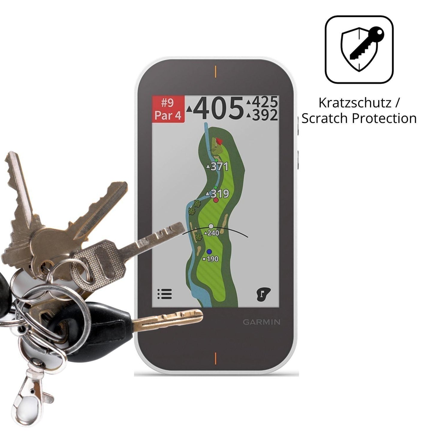 2x Schutzfolie matt für Garmin Approach G80 Displa (4)