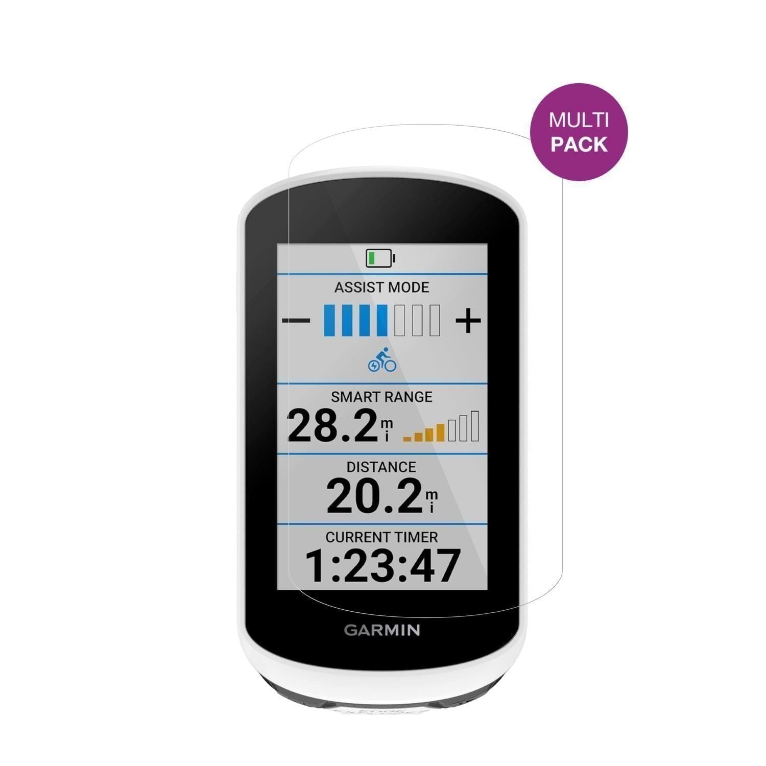 2x Schutzfolie klar für Garmin Edge Explore 2 Powe (2)
