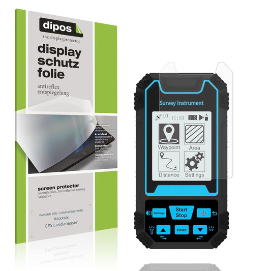 2x Schutzfolie matt für Asixxsix GPS Land-messer D (1)