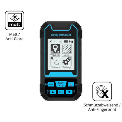 2x 9H Schutzfolie matt für Asixxsix GPS Land-messe (5)