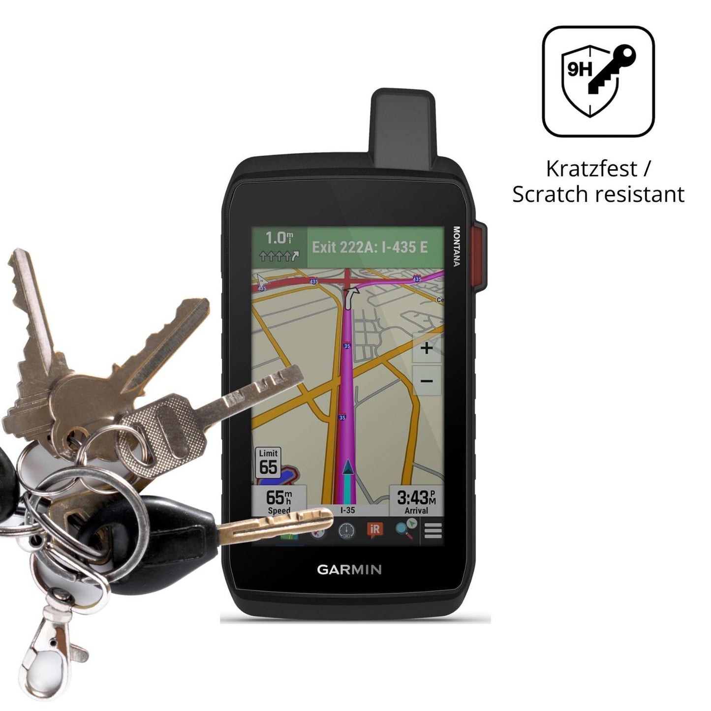 2x 9H Schutzfolie für Garmin Montana 710i Panzerfo (3)