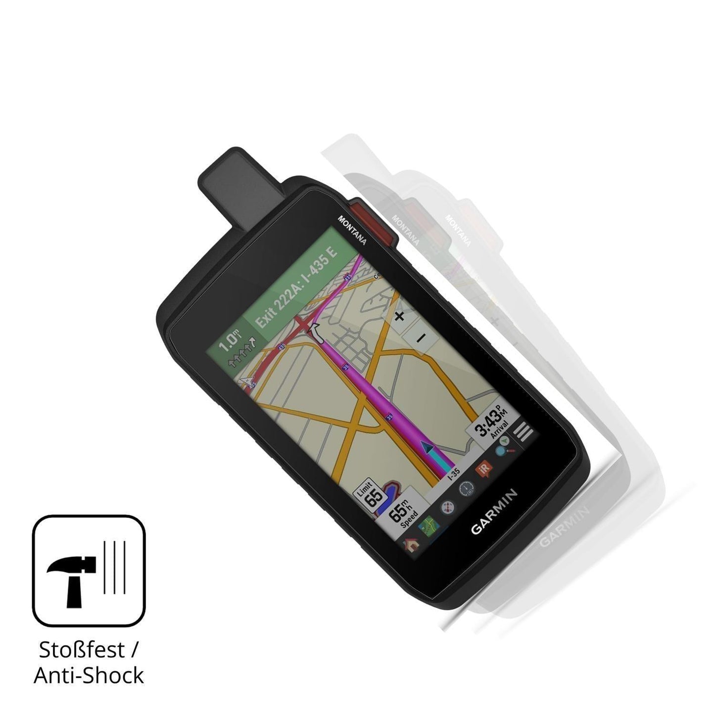 2x 9H Schutzfolie für Garmin Montana 710i Panzerfo (4)
