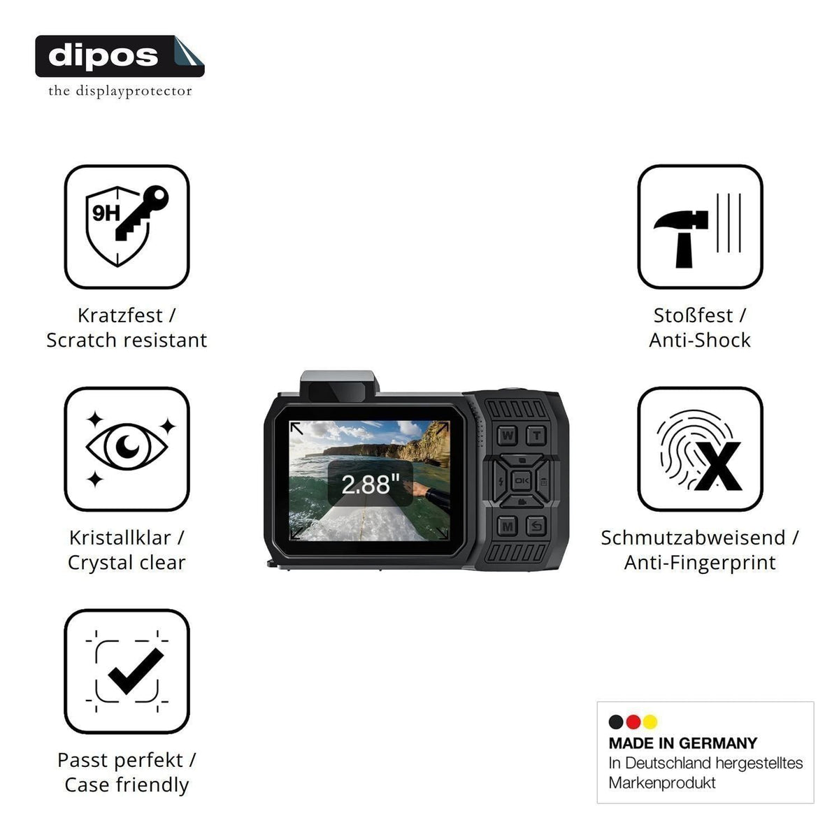 2x 9H Schutzfolie für Yixinxin UP018BU Panzerfolie (7)