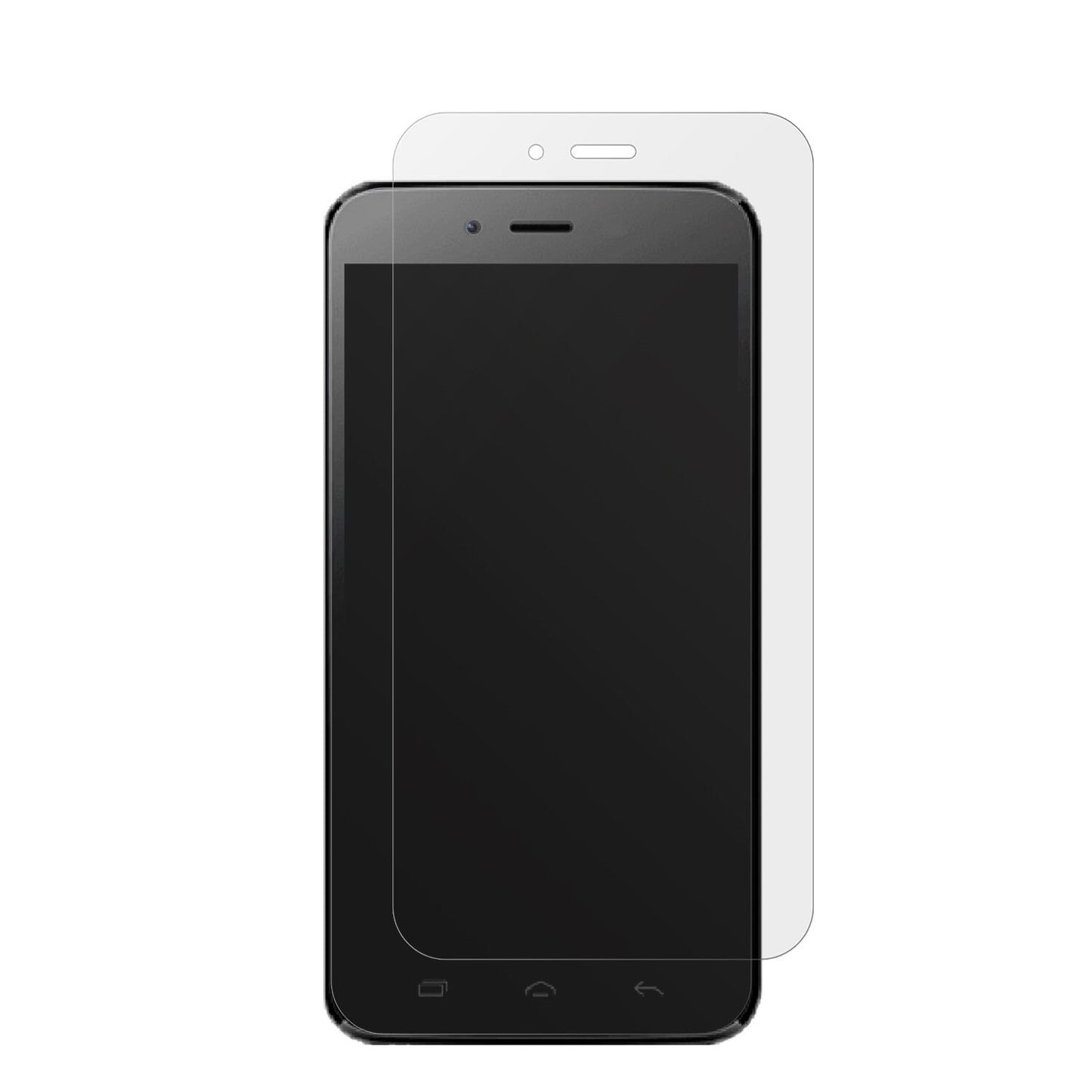 2x Schutzfolie matt für Bmobile AX1078 Display-Sch (2)