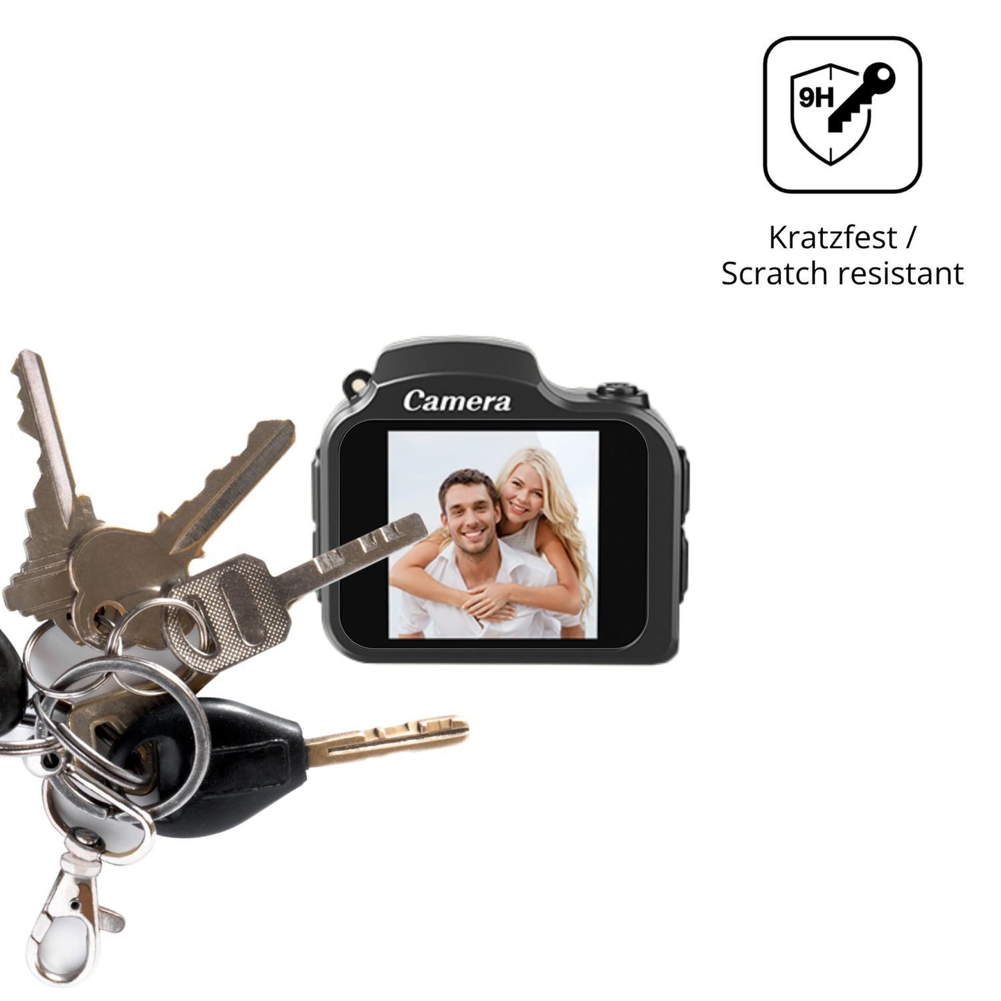 2x 9H Schutzfolie für H-Bocam HJD02 Mini-Kamera Pa (3)