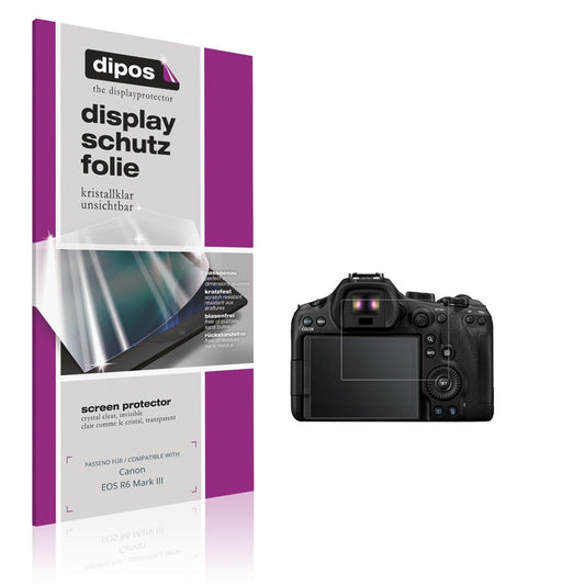 4x Schutzfolie klar für Canon EOS R6 Mark III Disp (1)