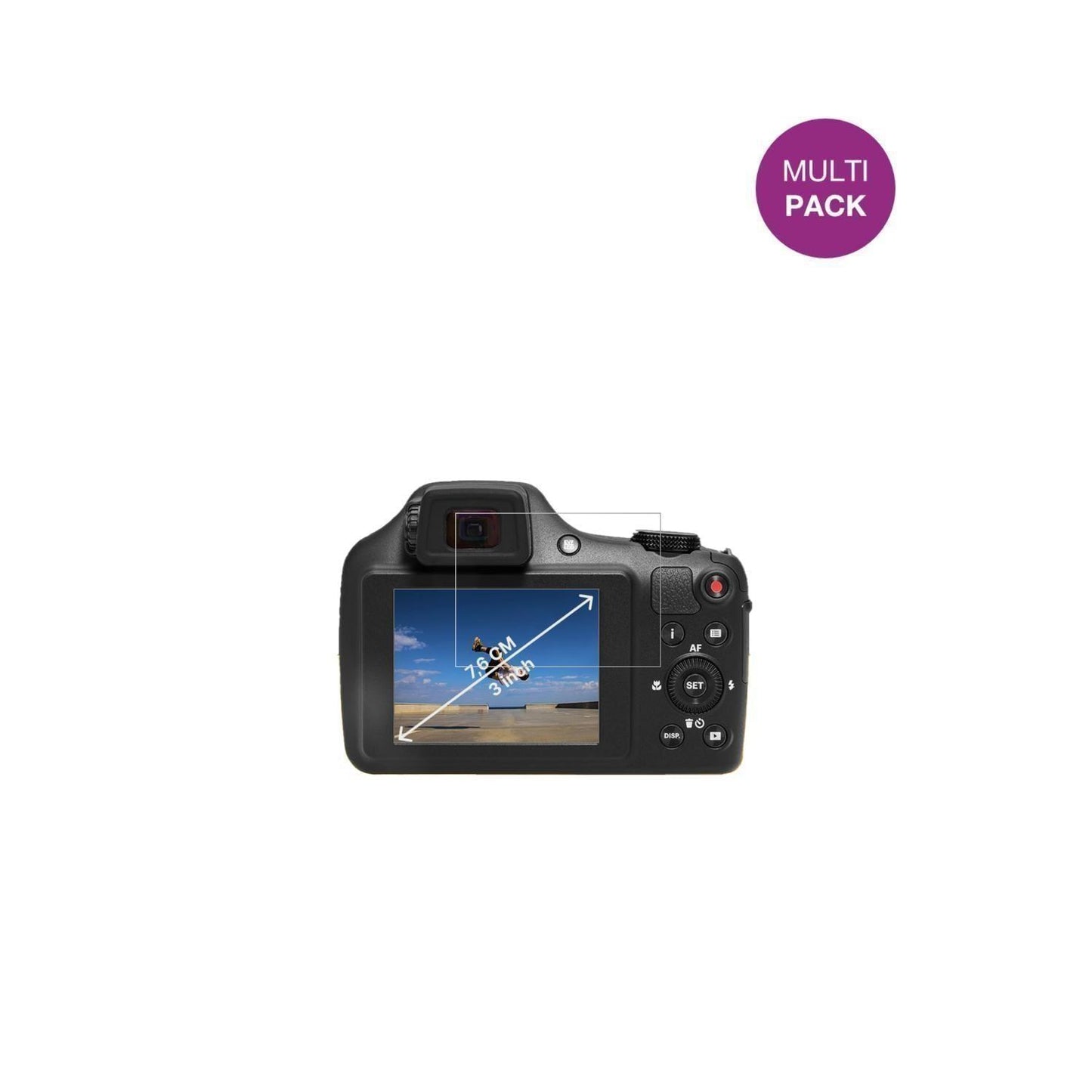 4x Schutzfolie klar für KODAK PIXPRO AZ653 Display (2)