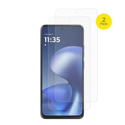 2x Full Cover Schutzfolie matt für Motorola Moto G (2)