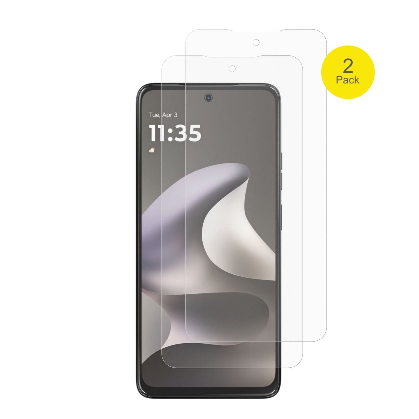 2x Full Cover Schutzfolie matt für Motorola Moto G (2)
