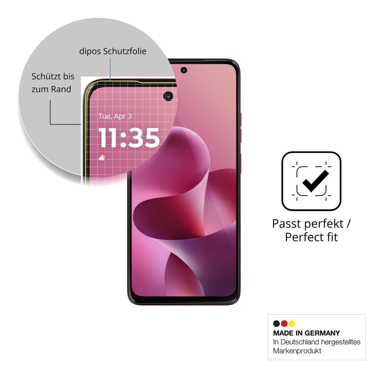 2x 3D Full Cover Schutzfolie für Motorola Moto G37 (6)