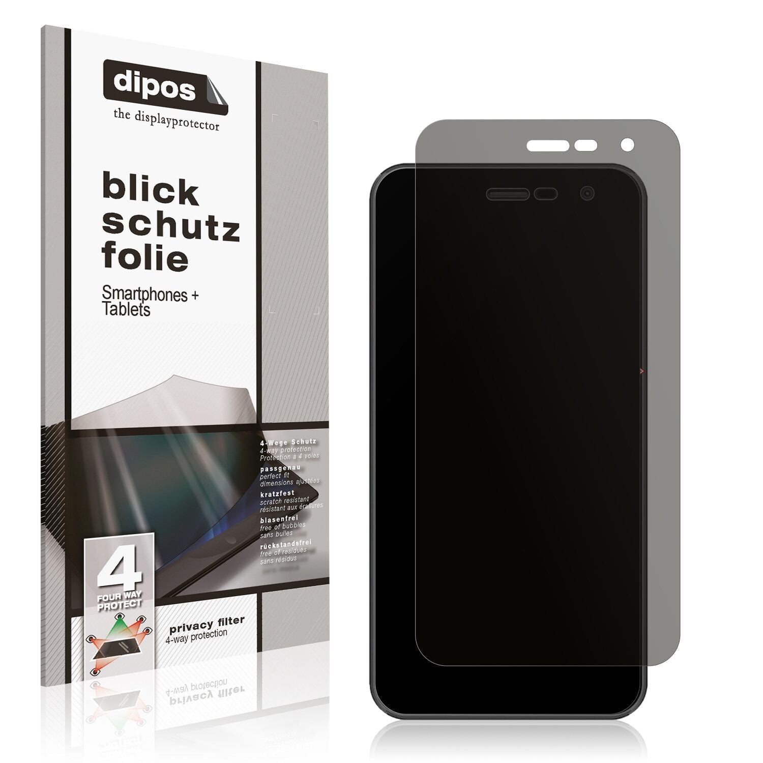 Blickschutzfolie für Bmobile AX1077 matt Schutzfol (1)