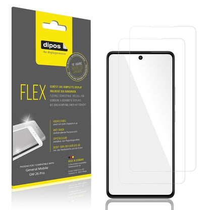 2x 3D Full Cover Schutzfolie für General Mobile GM (1)