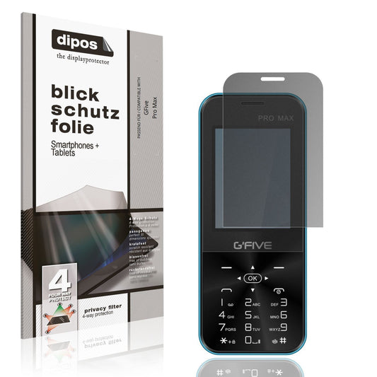 Blickschutzfolie für GFive Pro Max matt Schutzfoli (1)