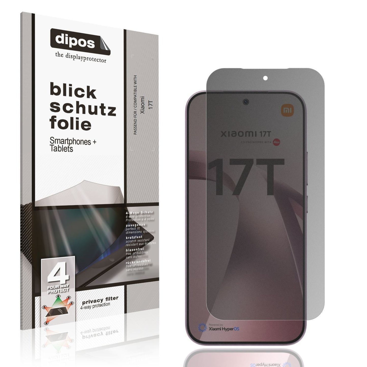Blickschutzfolie für Xiaomi 17T matt Schutzfolie P (1)