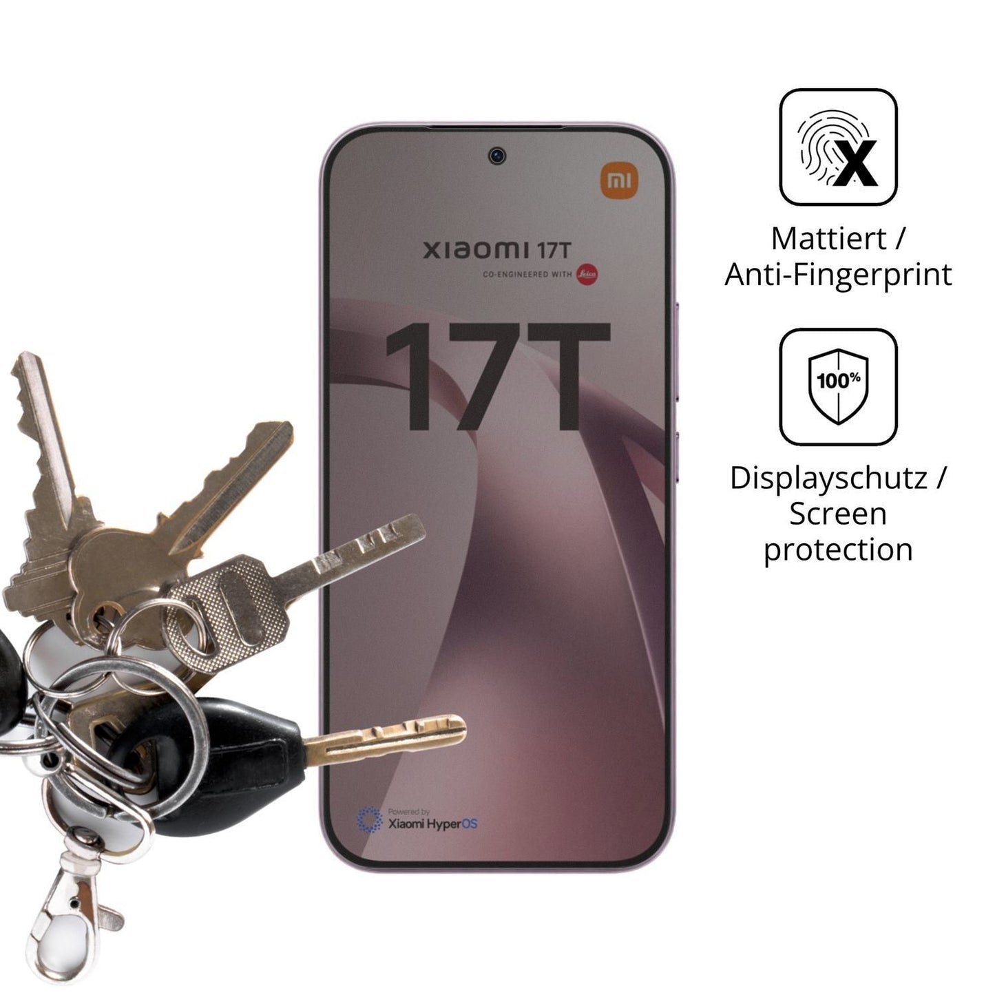 Blickschutzfolie für Xiaomi 17T matt Schutzfolie P (3)