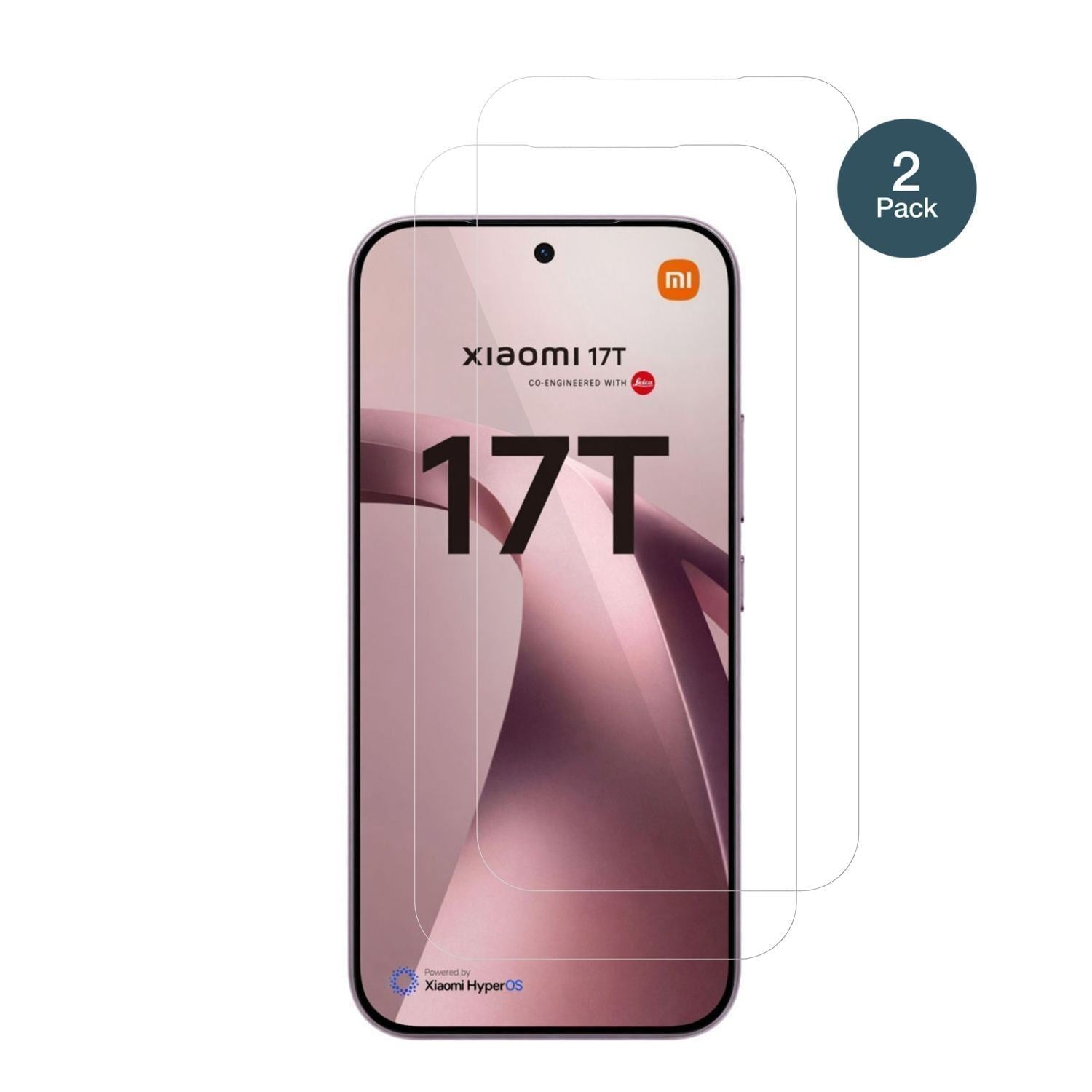 2x 9H Schutzfolie für Xiaomi 17T Panzerfolie (2)