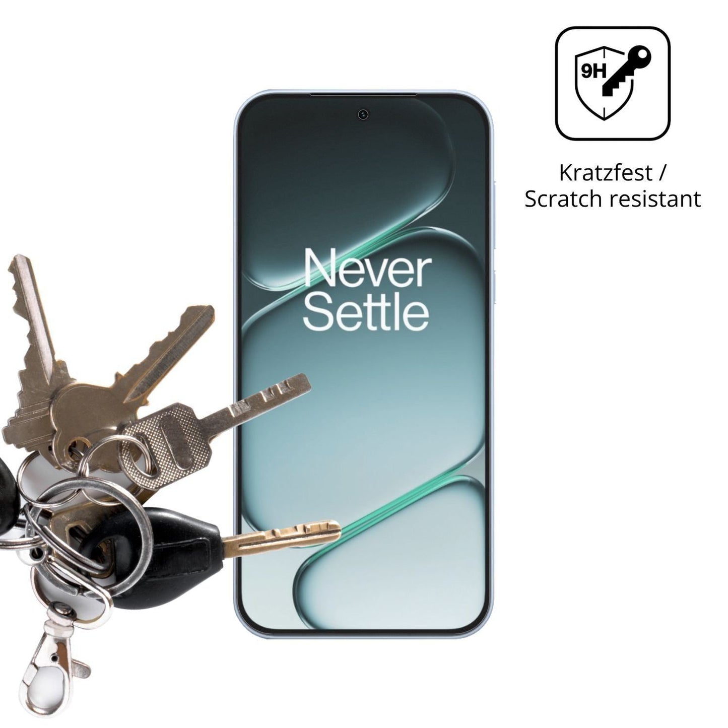 2x 9H Schutzfolie matt für OnePlus Nord CE6 Panzer (3)