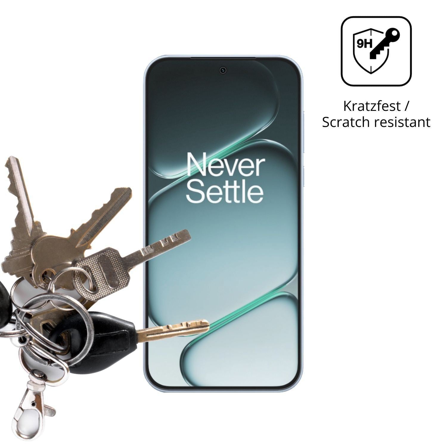 2x 9H Schutzfolie matt für OnePlus Nord CE6 Panzer (3)