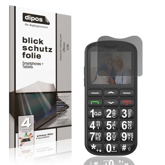 Blickschutzfolie für Ufferson G180 matt Schutzfoli (1)