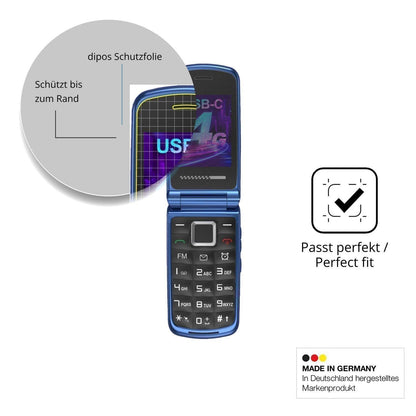 Blickschutzfolie für Usteetic T380D matt Schutzfol (4)