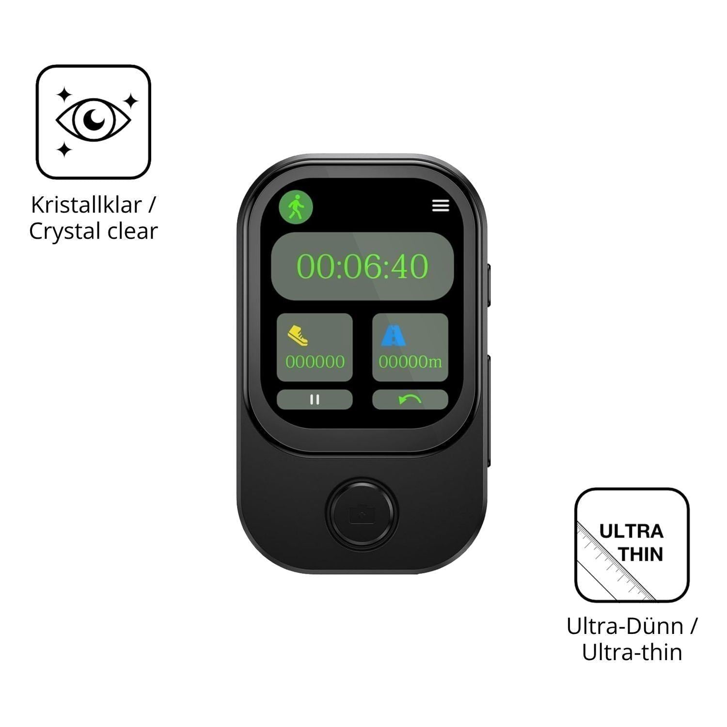 4x Schutzfolie klar für RWSRW MP3-02D Display-Schu (5)