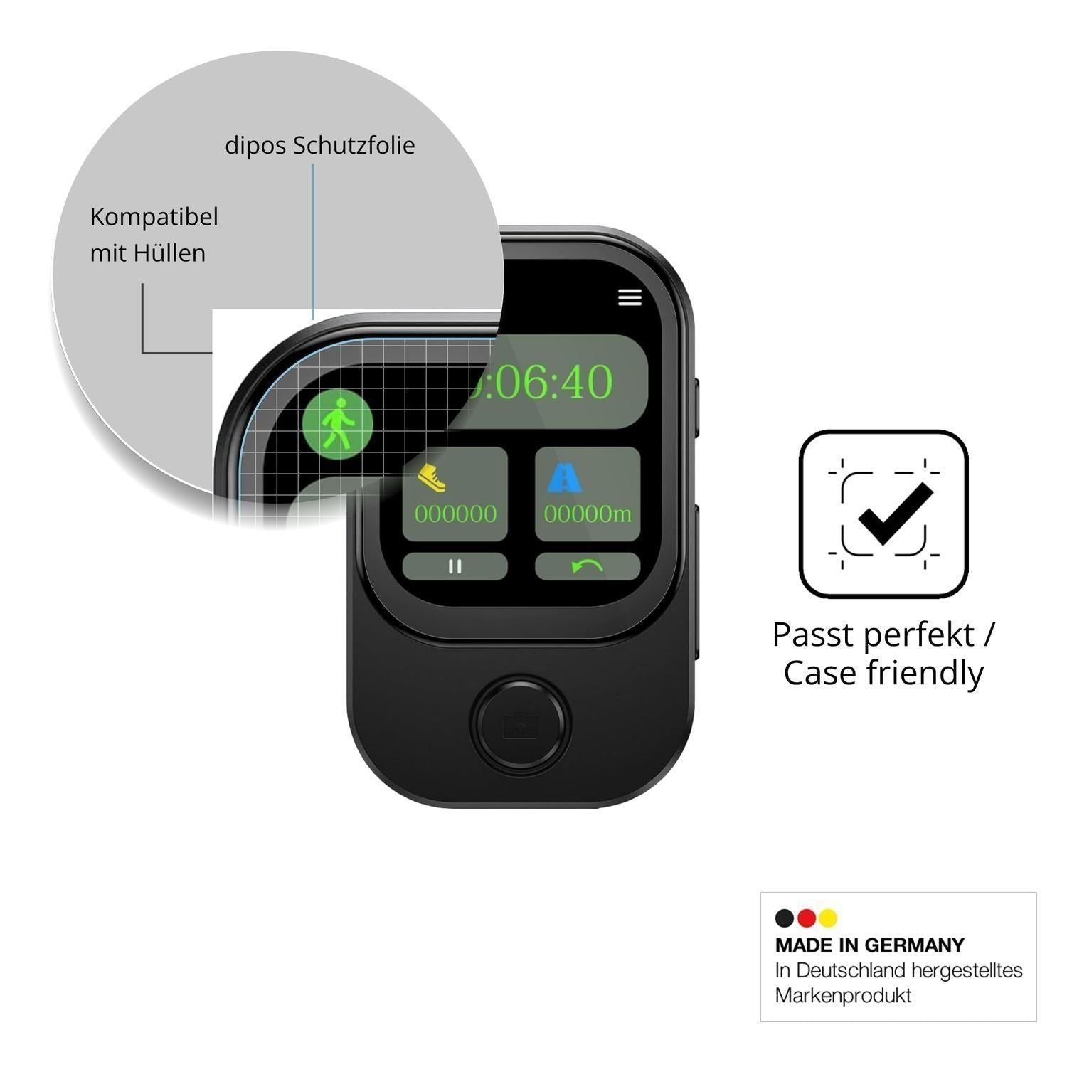 4x Schutzfolie klar für RWSRW MP3-02D Display-Schu (6)