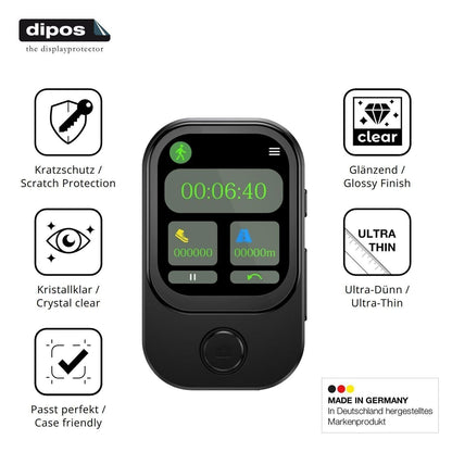 4x Schutzfolie klar für RWSRW MP3-02D Display-Schu (7)
