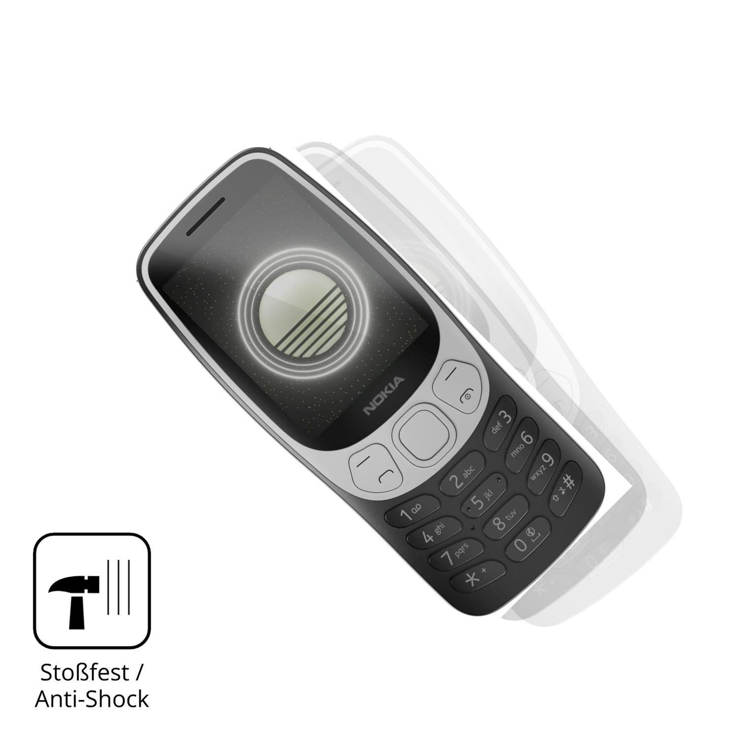 2x 9H Schutzfolie für Nokia 3210 4G Panzerfolie (4)