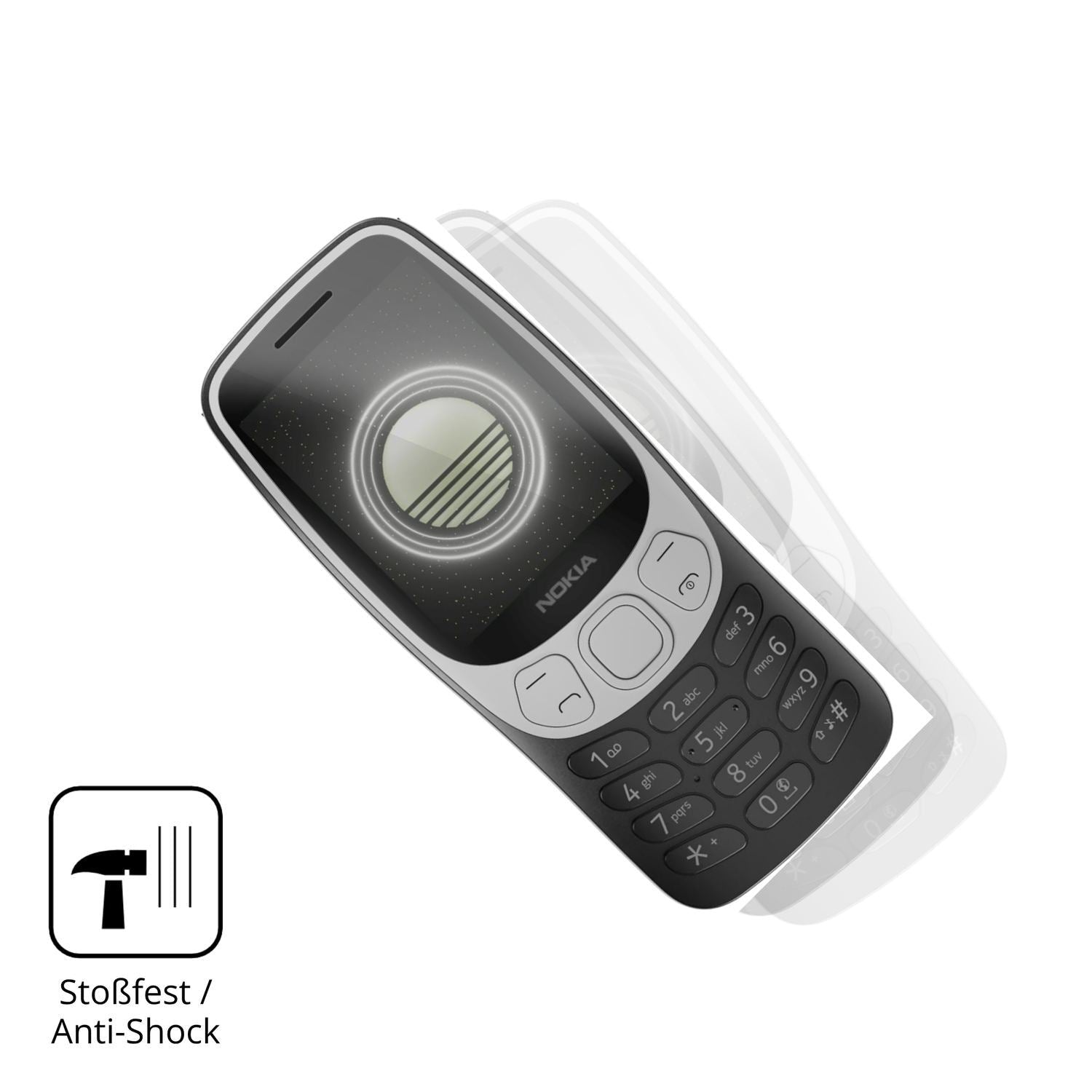 2x 9H Schutzfolie für Nokia 3210 4G Panzerfolie (4)