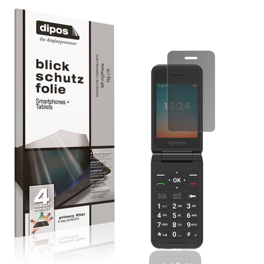 Blickschutzfolie für MP myPhone Flip LTE matt Schu (1)