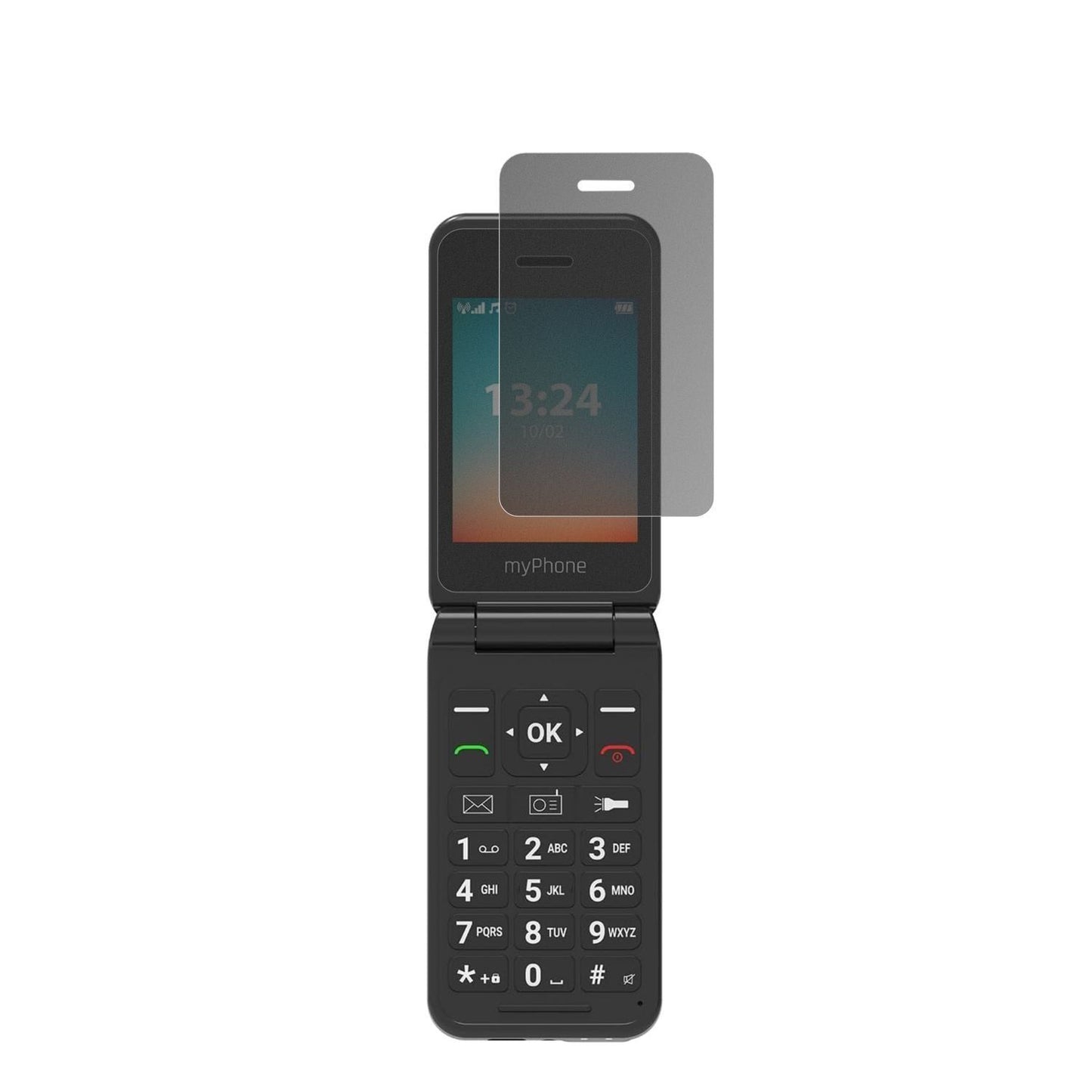 Blickschutzfolie für MP myPhone Flip LTE matt Schu (2)