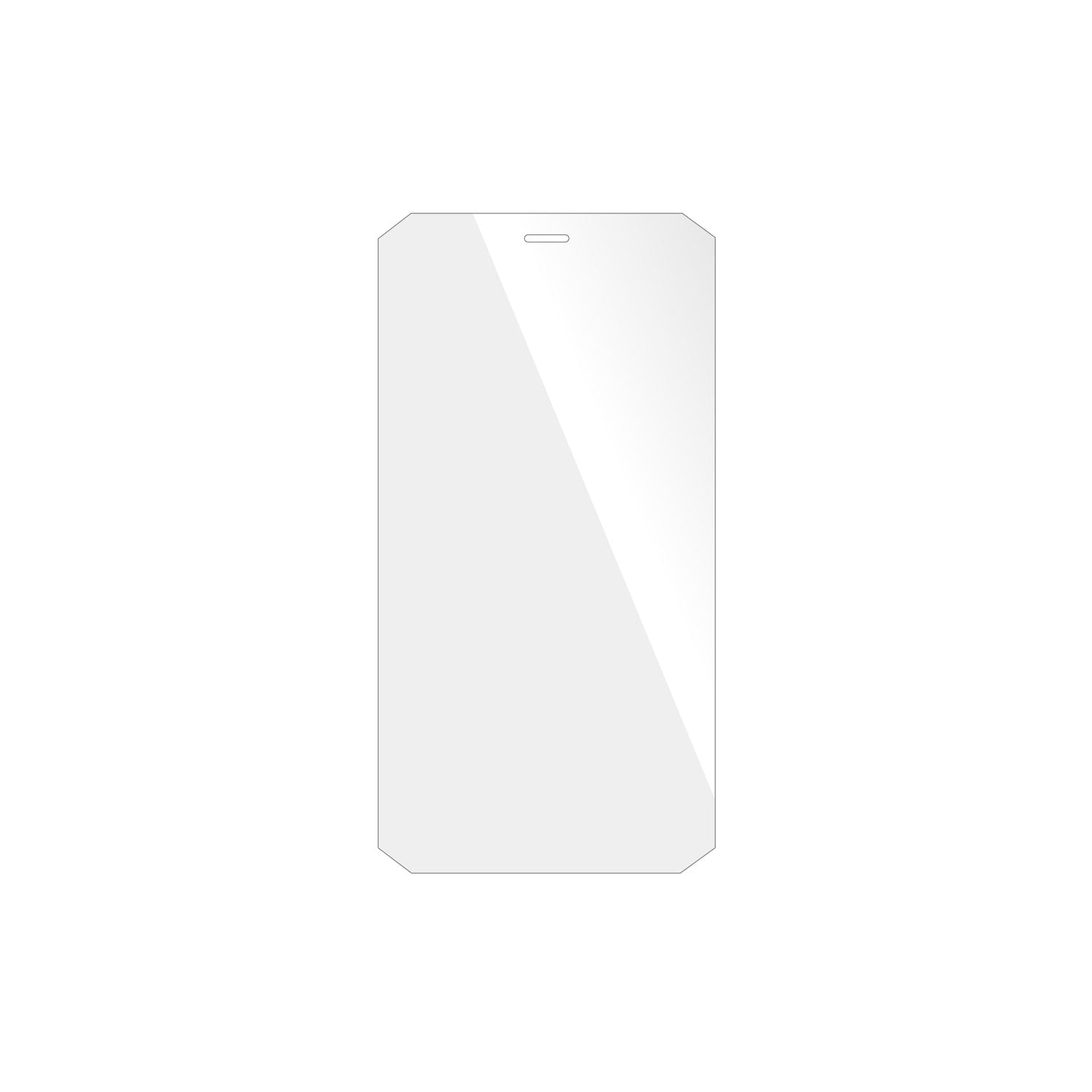 4x Schutzfolie klar für Beafon X5 Display-Schutzfo (3)