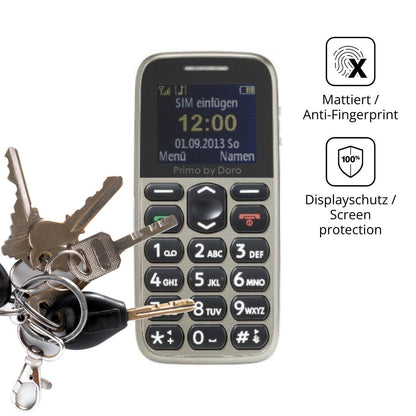 Blickschutzfolie für Doro Primo 215 matt Schutzfol (3)