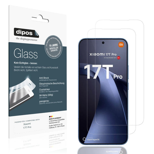 2x 9H Schutzfolie für Xiaomi 17T Pro Panzerfolie (1)