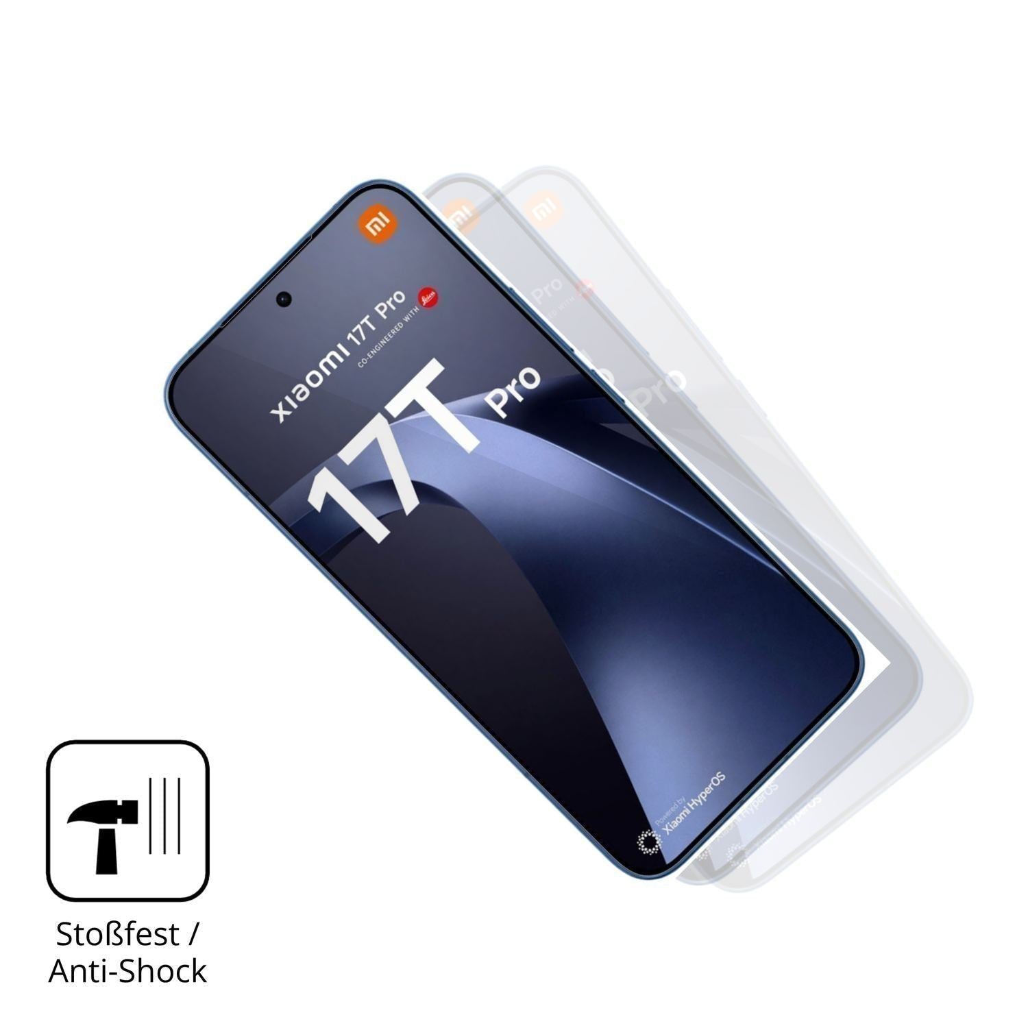 2x 9H Schutzfolie für Xiaomi 17T Pro Panzerfolie (4)