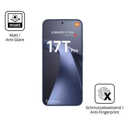 2x 9H Schutzfolie matt für Xiaomi 17T Pro Panzerfo (5)
