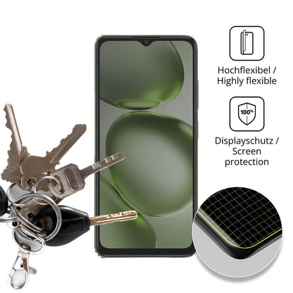 Full Cover Privacy Blickschutzfolie für Itel Zeno  (3)
