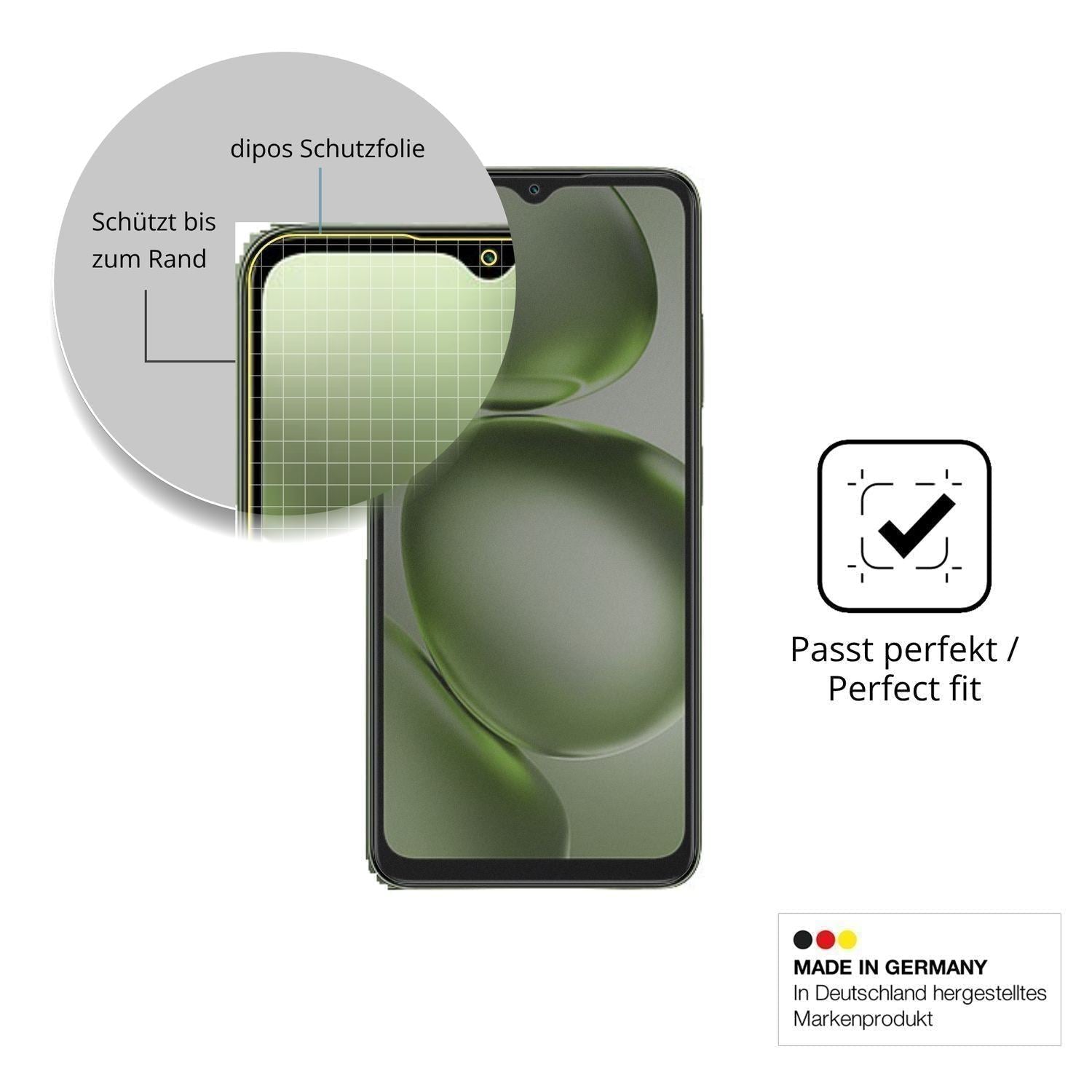 Full Cover Privacy Blickschutzfolie für Itel Zeno  (4)