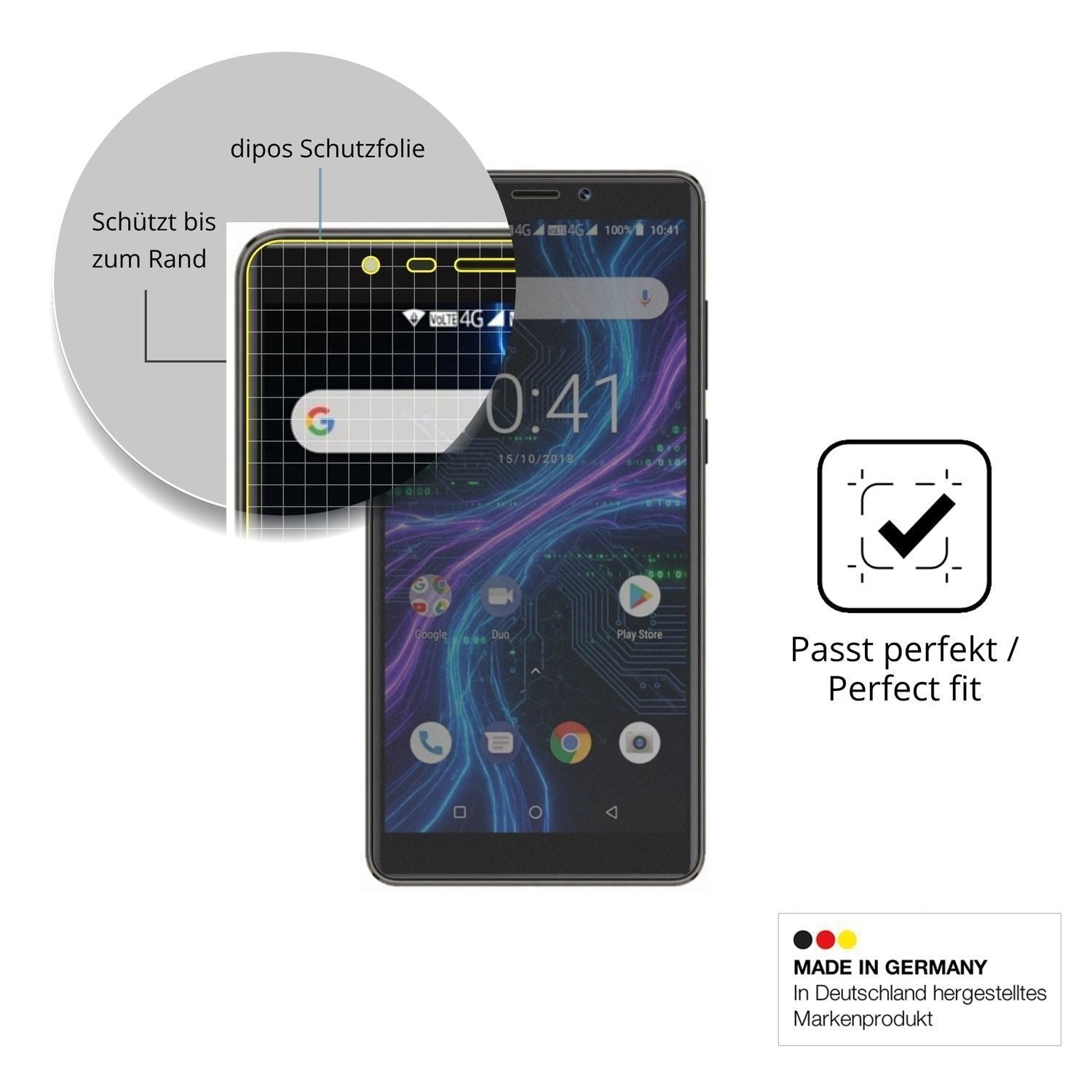 Full Cover Privacy Blickschutzfolie für Myria L600 (4)